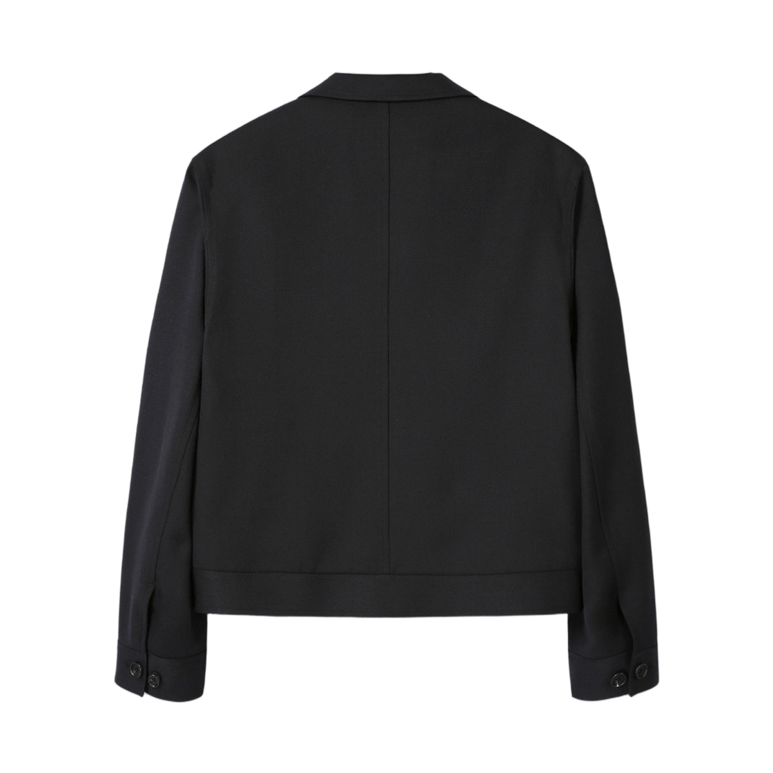 토니웩 울 크롭 테일러드 블루종 블랙(Tonywack Wool Cropped Tailored Blouson Black) - 2