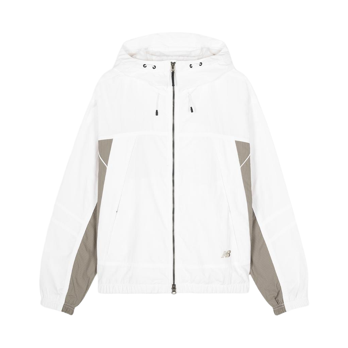 NBNAG21303-36 New Balance Uni 740 Shifted Woven Jacket Light Beige