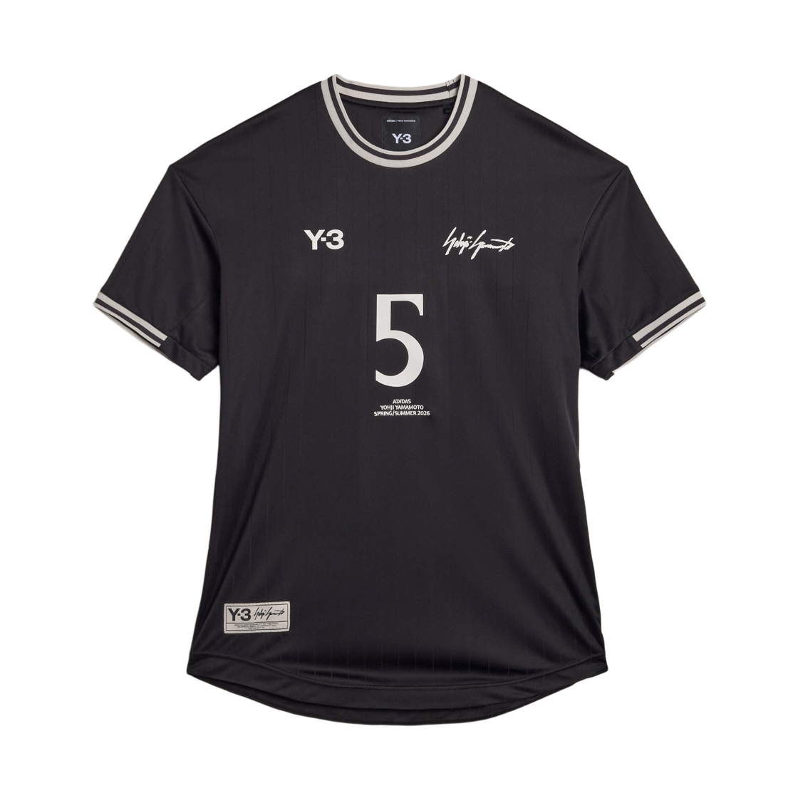 Y-3 x 주드 벨링엄 사커 숏슬리브 져지 블랙(Y-3 x Jude Bellingham Soccer Short Sleeve Jersey Black)