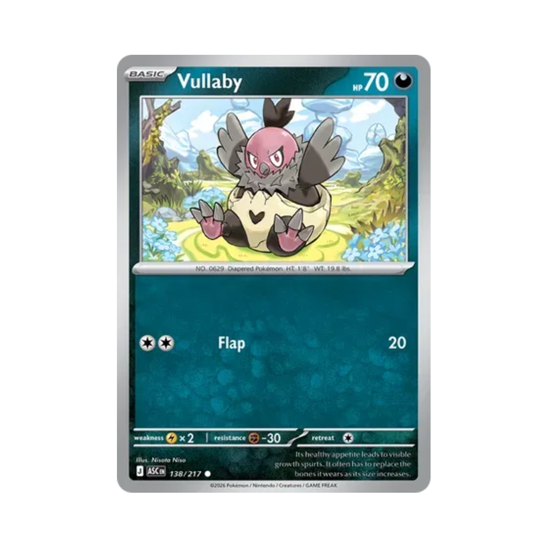 포켓몬 TCG 벌차이 C 메가 에볼루션 어센드 히어로즈 (영문판)(Pokemon TCG Vullaby C Mega Evolution Ascended Heroes (English Ver.)) - 1