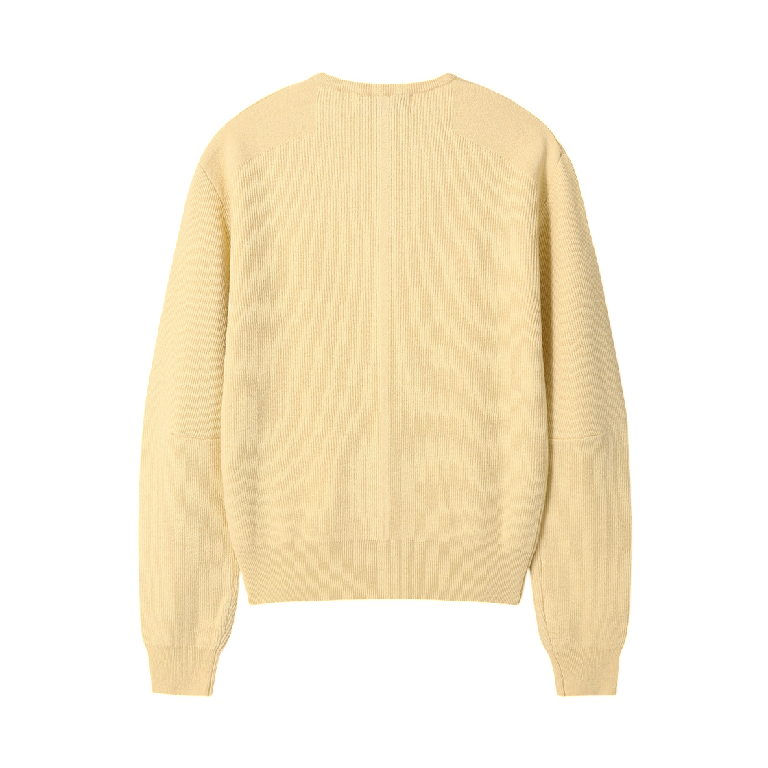 토니웩 슈퍼 파인 울 코만도 V 넥 니트 페일 옐로우(Tonywack Super Fine Wool Commando V Neck Knit Pale Yellow) - 2
