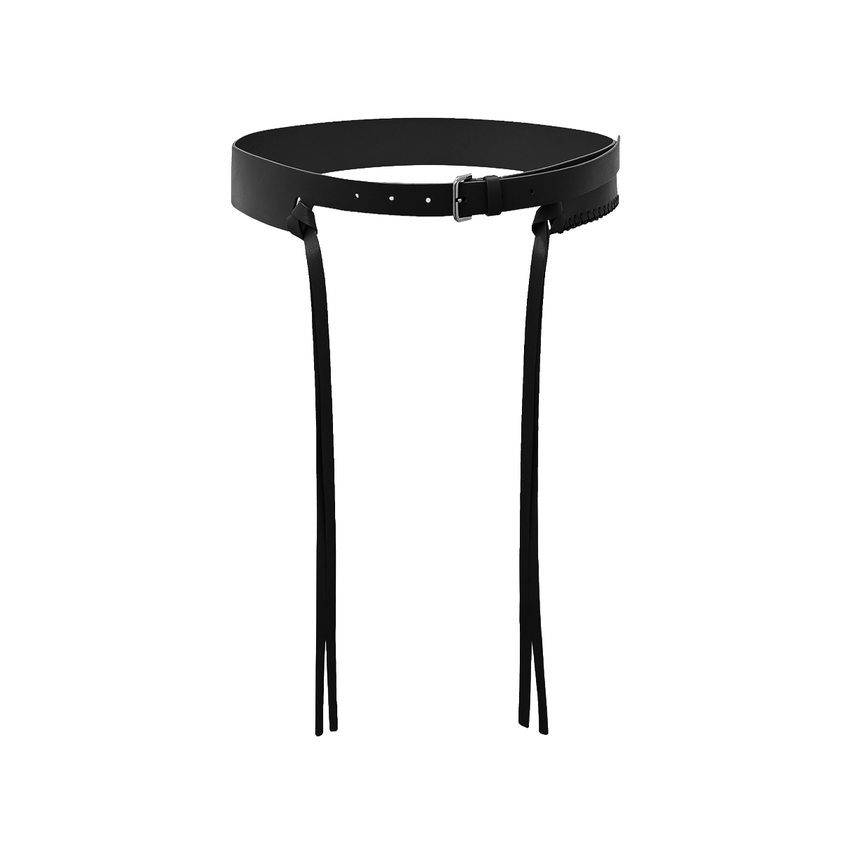 나체 우먼 보헴 스트랩 벨트 블랙 - 26SS(Nache Women Boheme Strap Belt Black - 26SS)