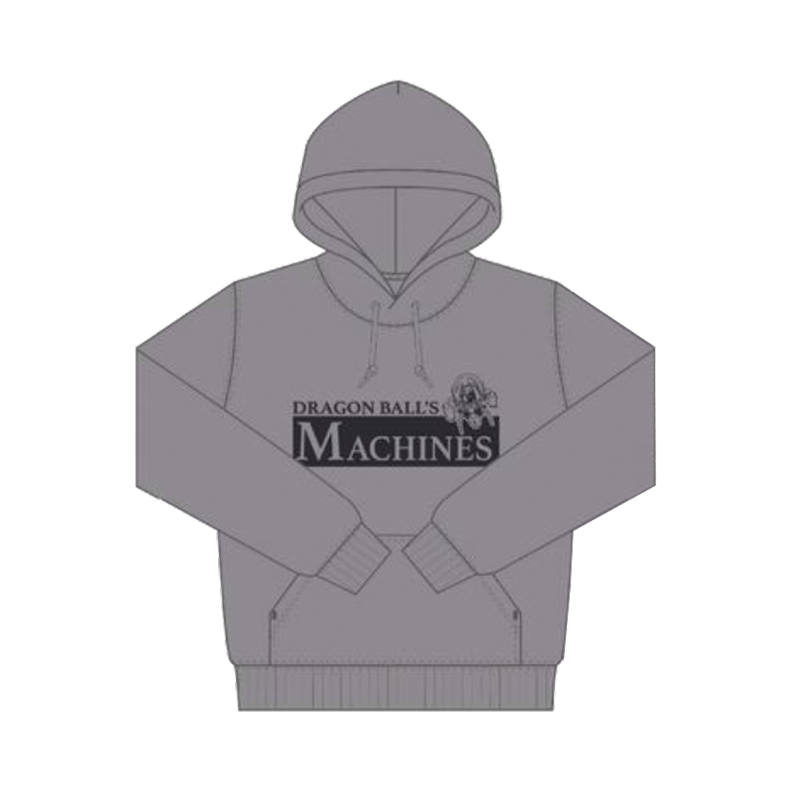 점프샵 팝업 드래곤볼 머신 무늬 파카(Jump Shop Pop Up Dragon Ball Machine Pattern Hoodie)