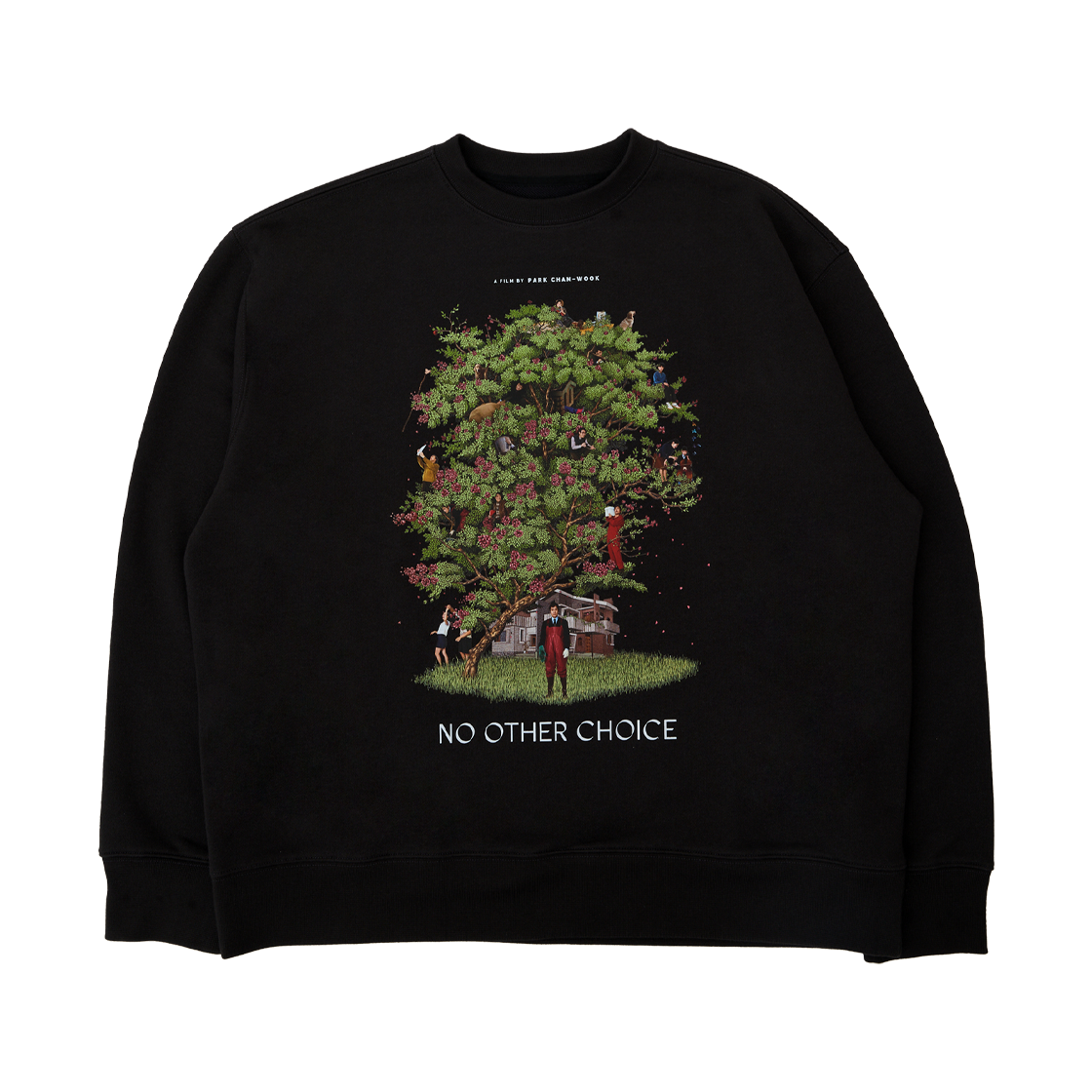 콤포트 × 어쩔수가없다 포스터 스웨트셔츠(COMFORT × NO OTHER CHOICE Poster Sweatshirt)