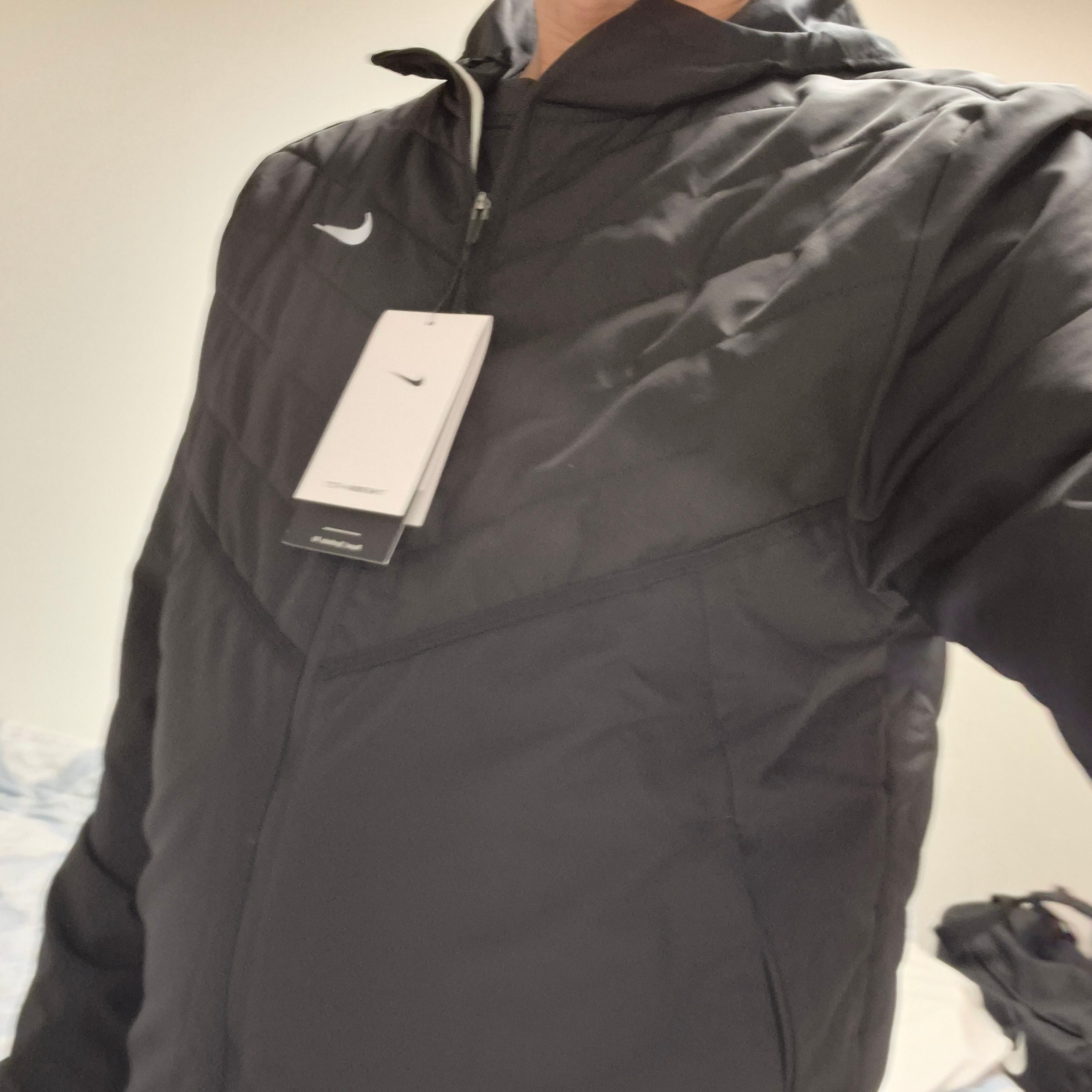 Nike Therma-Fit Repel Synthetic Fill Running Jacket Black - Asia 착용 스타일 - 1