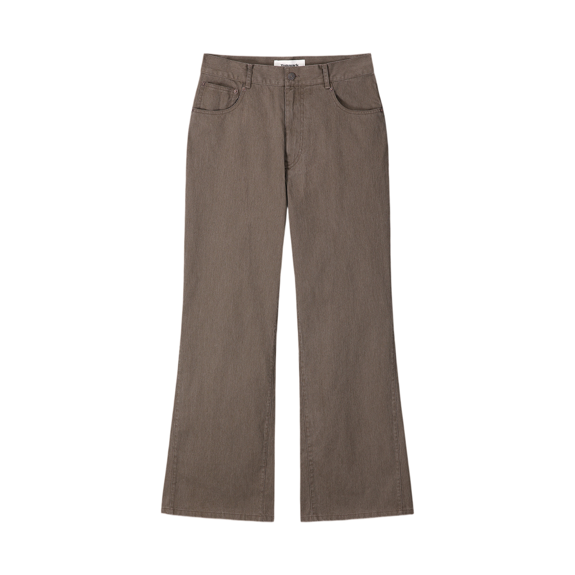 토니웩 워시드 코드 코튼 플레어 팬츠 빈티지 브라운(Tonywack Washed Cord Cotton Flare Pants Vintage Brown) - 1
