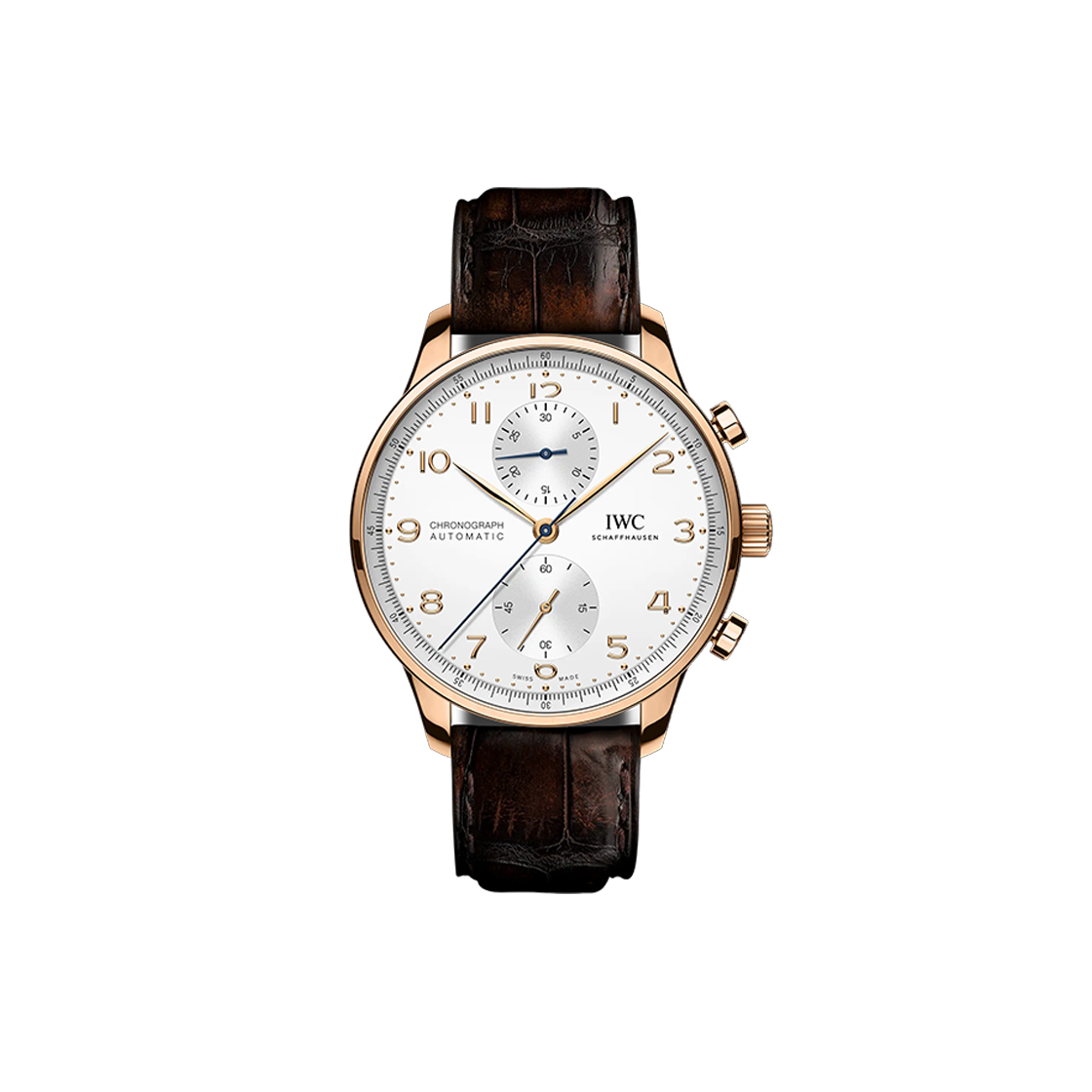 ITTIDQPP9SL7 IWC Portugieser Chronograph 41 - IW371611 Silver Arabic + Dot NO.7345