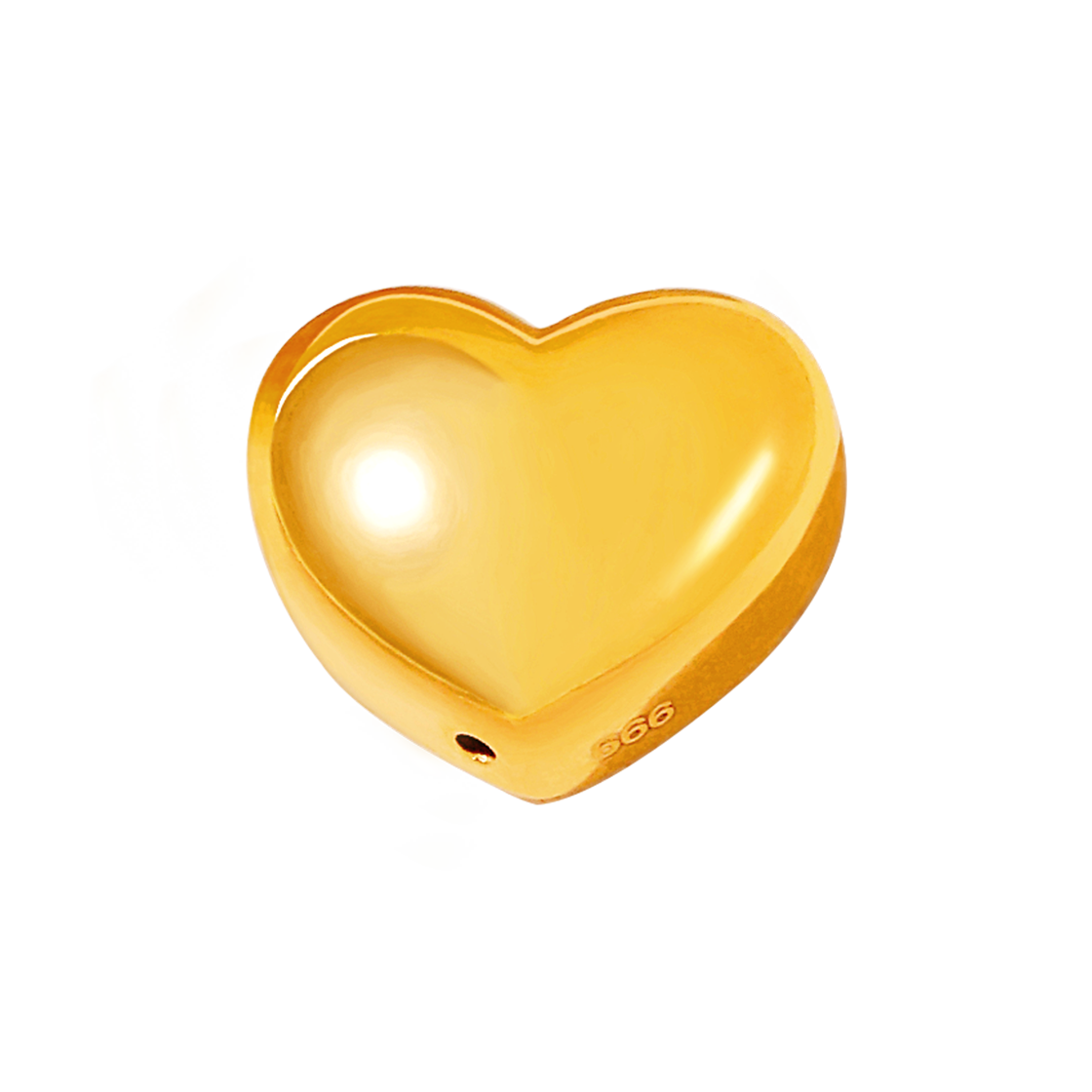 골드팡 24K 순금 모찌하트통통 오브제 0.5g + 유리병 증정(GOLDPANG 24K Gold Tongtong Mochi Heart Object 0.5g + Glass Bottle)