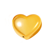 GOLDPANG 24K Gold Tongtong Mochi Heart Object 0.5g + Glass Bottle