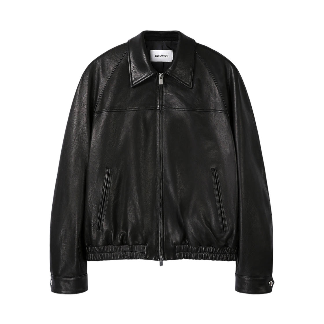 토니웩 빈티지 램 레더 봄버 자켓 블랙(Tonywack Vintage Lamb Leather Bomber Jacket Black)