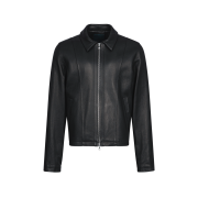 Undermycar Goatskin Slim Standard Blouson Black