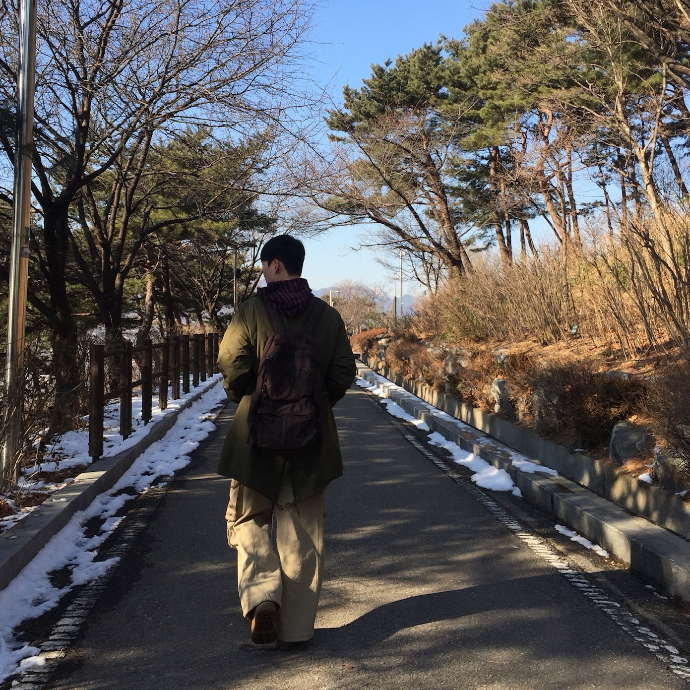 Houston Japan 3Way M-65 Parka Olive 51127, Saros Stripe Zip-Up Red 2 착용 스타일 - 3