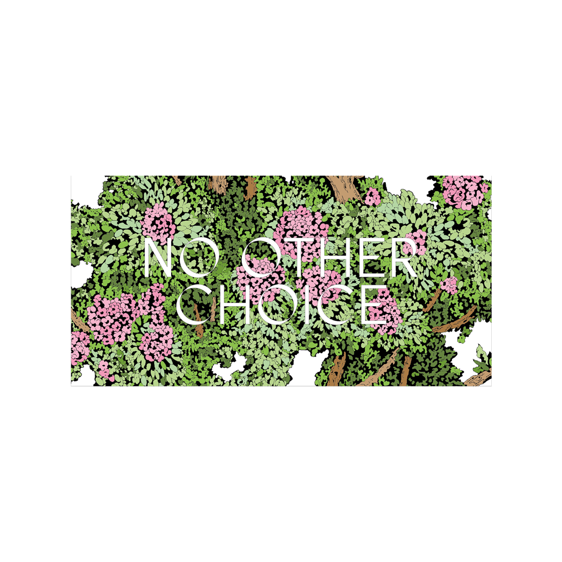 5POBST02_MC COMFORT × NO OTHER CHOICE Crape Myrtle Sticker