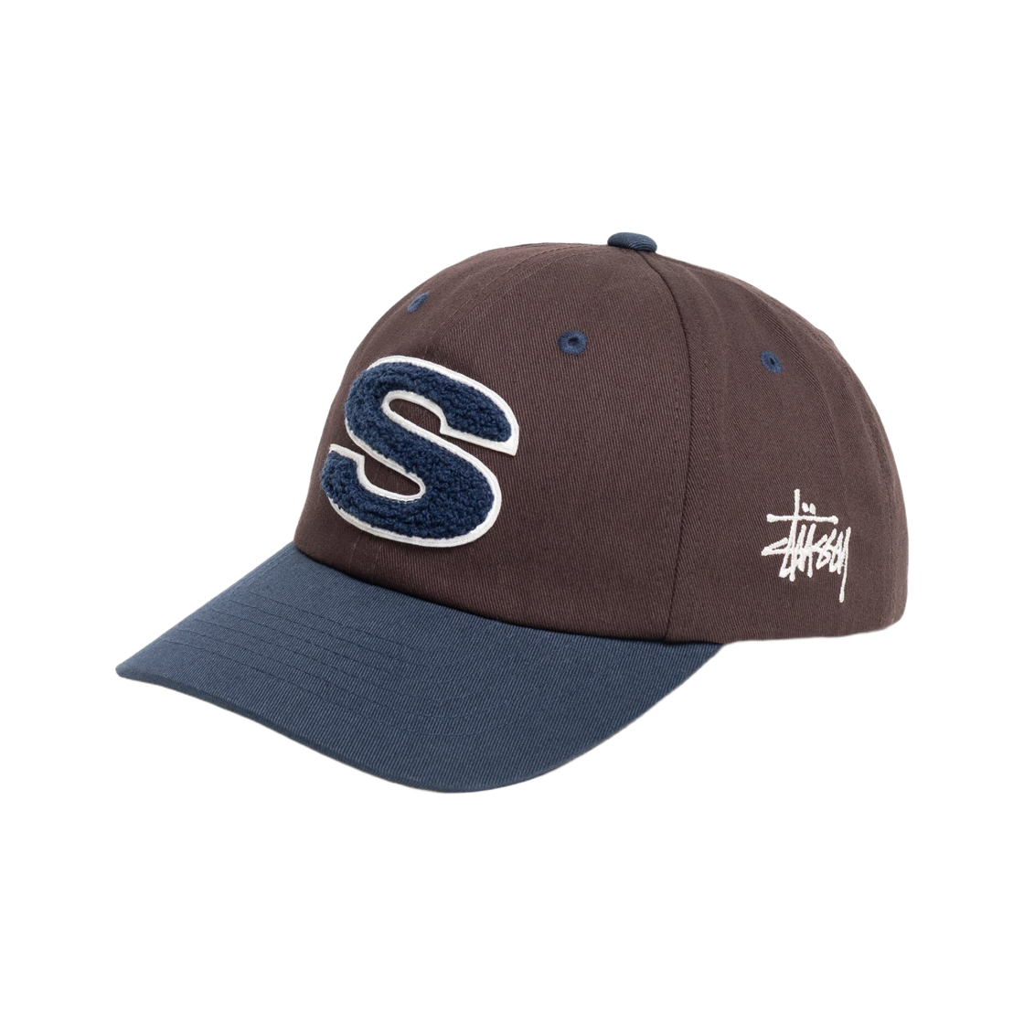 스투시 셔닐 S 로우 프로 캡 다크 브라운(Stussy Chenille S Low Pro Cap Dark Brown) - 2