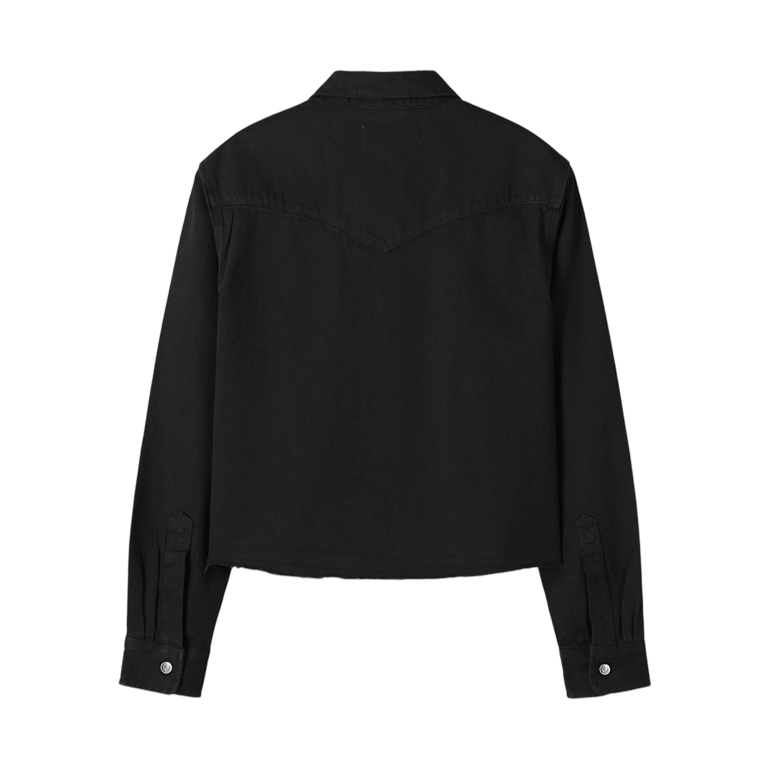 토니웩 데님 컷 오프 셔츠 블루종 블랙(Tonywack Denim Cut Off Shirt Blouson Black) - 2