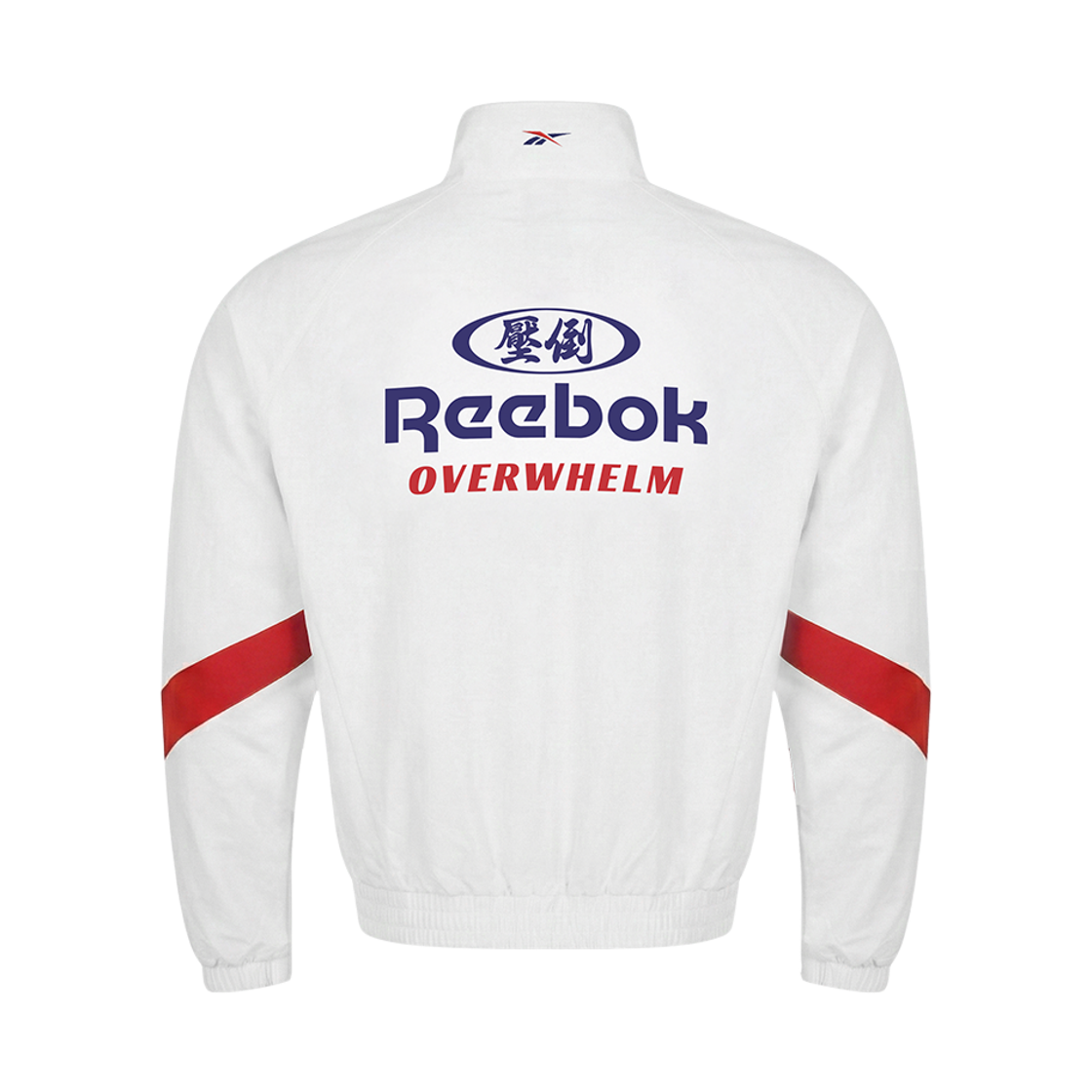 [예약배송] 리복 × 압도 레전드 윈드브레이커 화이트([예약배송] Reebok × Overwhelm Legend Windbreaker White)