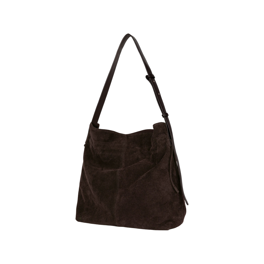 마지언타이틀 스웨이드 누크백 브라운(MAZIUNTITLED Suede Nook Bag Brown)