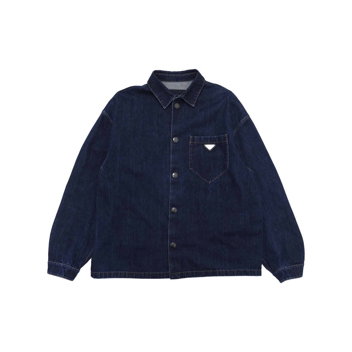 ITD5SNSUQ9B3 Prada GEC066 Cotton Denim Shirt Jacket