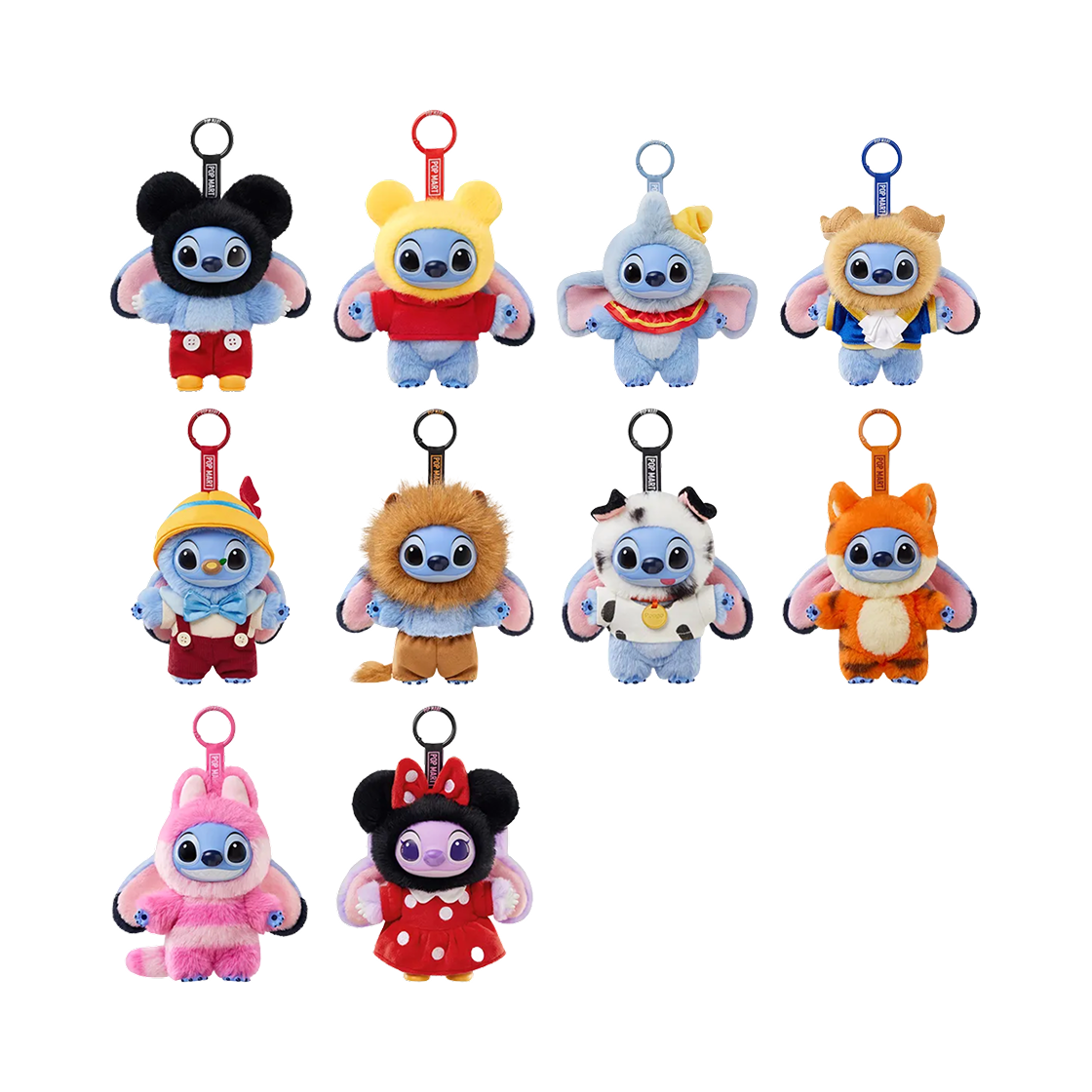 팝마트 스티치 어드벤터 시리즈 인형 키링 미개봉 랜덤박스 (9개입)(Pop Mart Stitch Adventure Series Vinyl Plush Pendant Sealed Case (9 Blind Boxes)) - 2