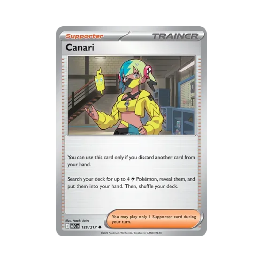 포켓몬 TCG Canari I 메가 에볼루션 어센드 히어로즈 (영문판)(Pokemon TCG Canari I Mega Evolution Ascended Heroes (English Ver.))
