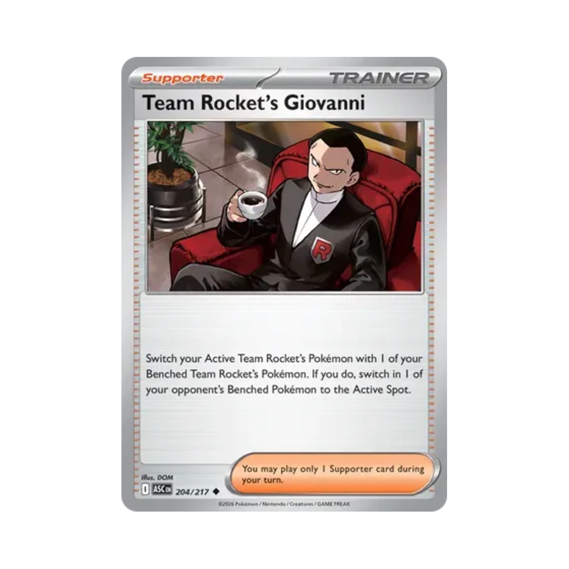 포켓몬 TCG 로켓단의 비주기 I 메가 에볼루션 어센드 히어로즈 (영문판)(Pokemon TCG Team Rocket's Giovanni I Mega Evolution Ascended Heroes (English Ver.)) - 1