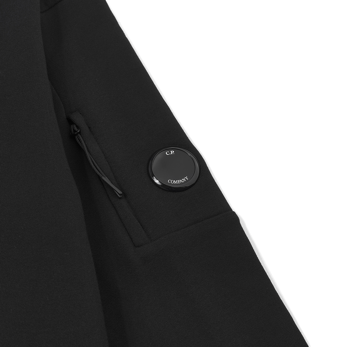 C.P. 컴퍼니 렌즈 와펜 스웨트셔츠 블랙 - 25FW(C.P. Company Lens Wappen Sweatshirt Black - 25FW) - 3