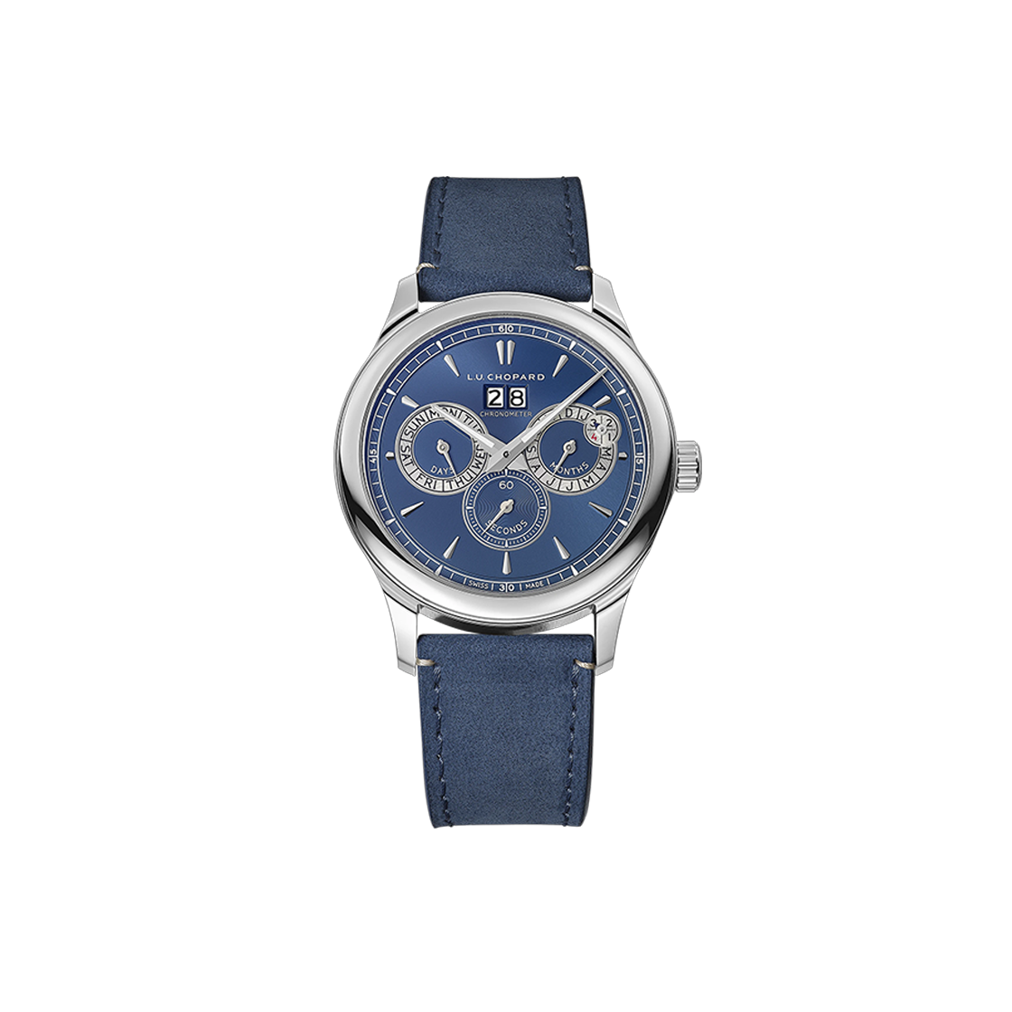 쇼파드 L.U.C 퍼페츄얼 트윈 43-168561-3003 블루 바 NO.7439(Chopard L.U.C Perpetual Twin 43-168561-3003 Blue Bar No. 7439)