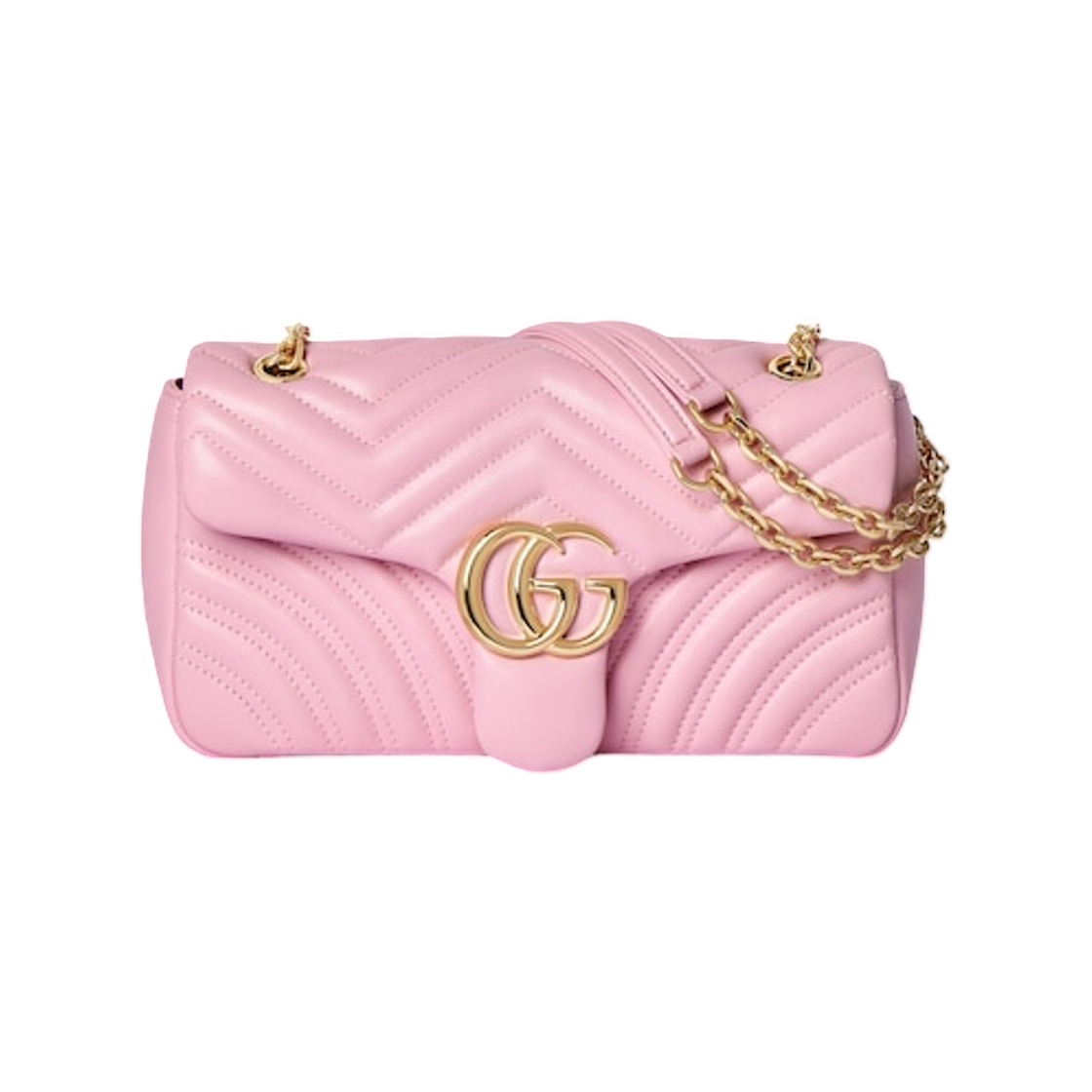 837267-AAGII-5825 Gucci GG Marmont Medium Shoulder Bag Light Pink
