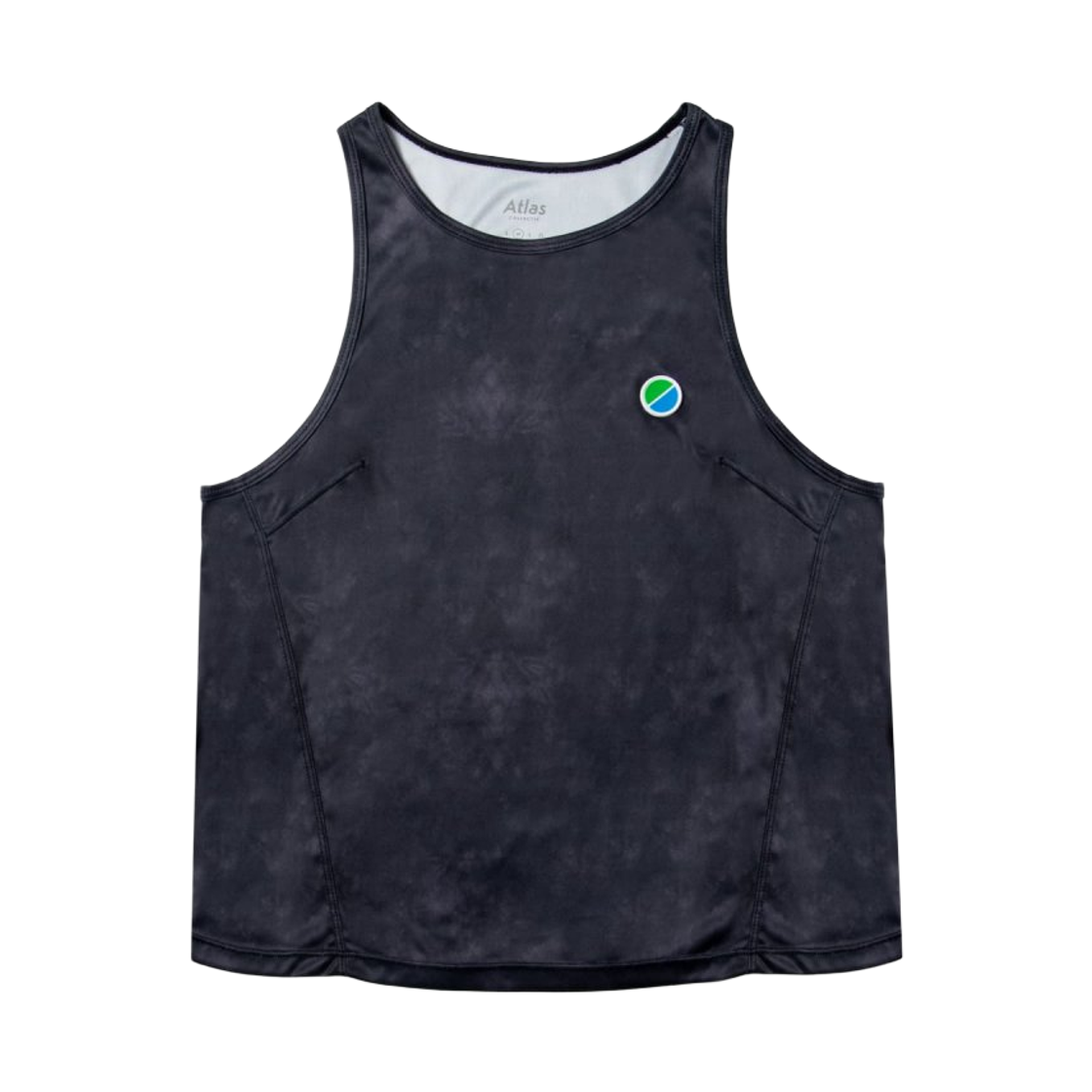 아틀라스 콜렉티프 V3 코어 여성 레이스 싱글렛 타이다이 블랙(Atlas COLLECTIF V3 Core WMNS Race Singlet Tie Dye Black)
