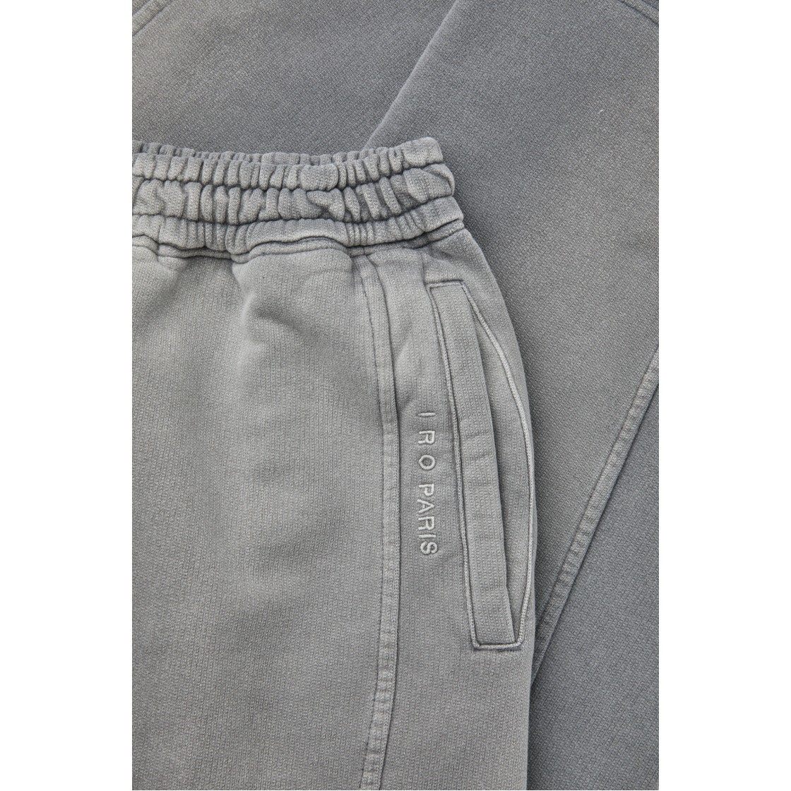 이로 뉘앙시스 다잉 스웨트 다잉 팬츠 라이트 그레이(IRO Nuances Dyed Sweat Dyed Pants Light Gray) - 5