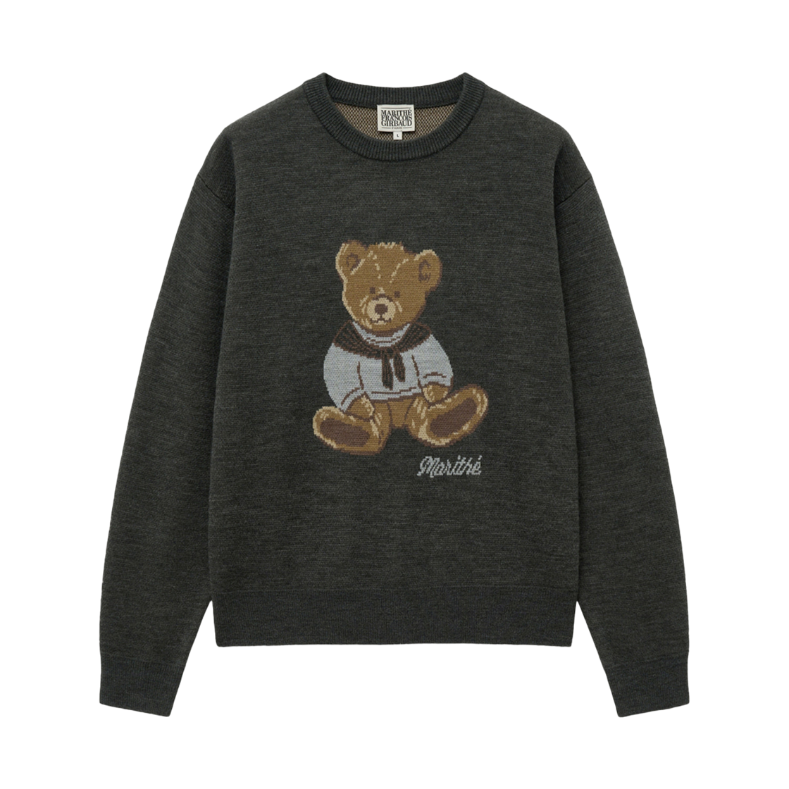 마리떼 프랑소와 저버 두들 베어 스웨터 차콜(Marithe Francois Girbaud Doodle Bear Sweater Charcoal) - 1