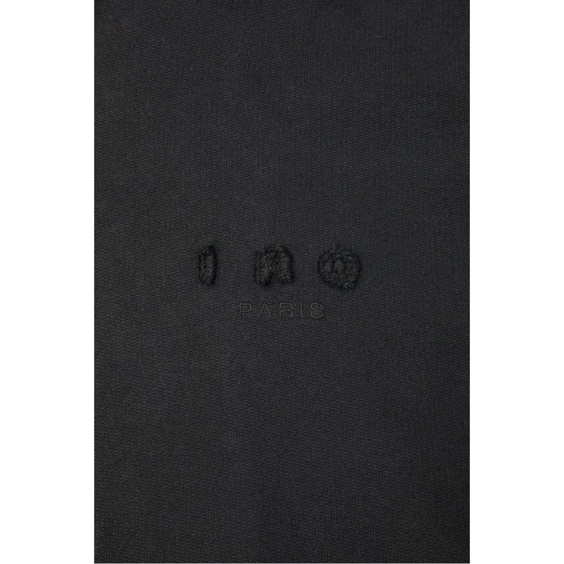 이로 뉘앙스 캔버스 배색 집업 다잉 후디 블랙(IRO Nuance Canvas Color-Block Zip-Up Dyed Hoodie Black) - 6