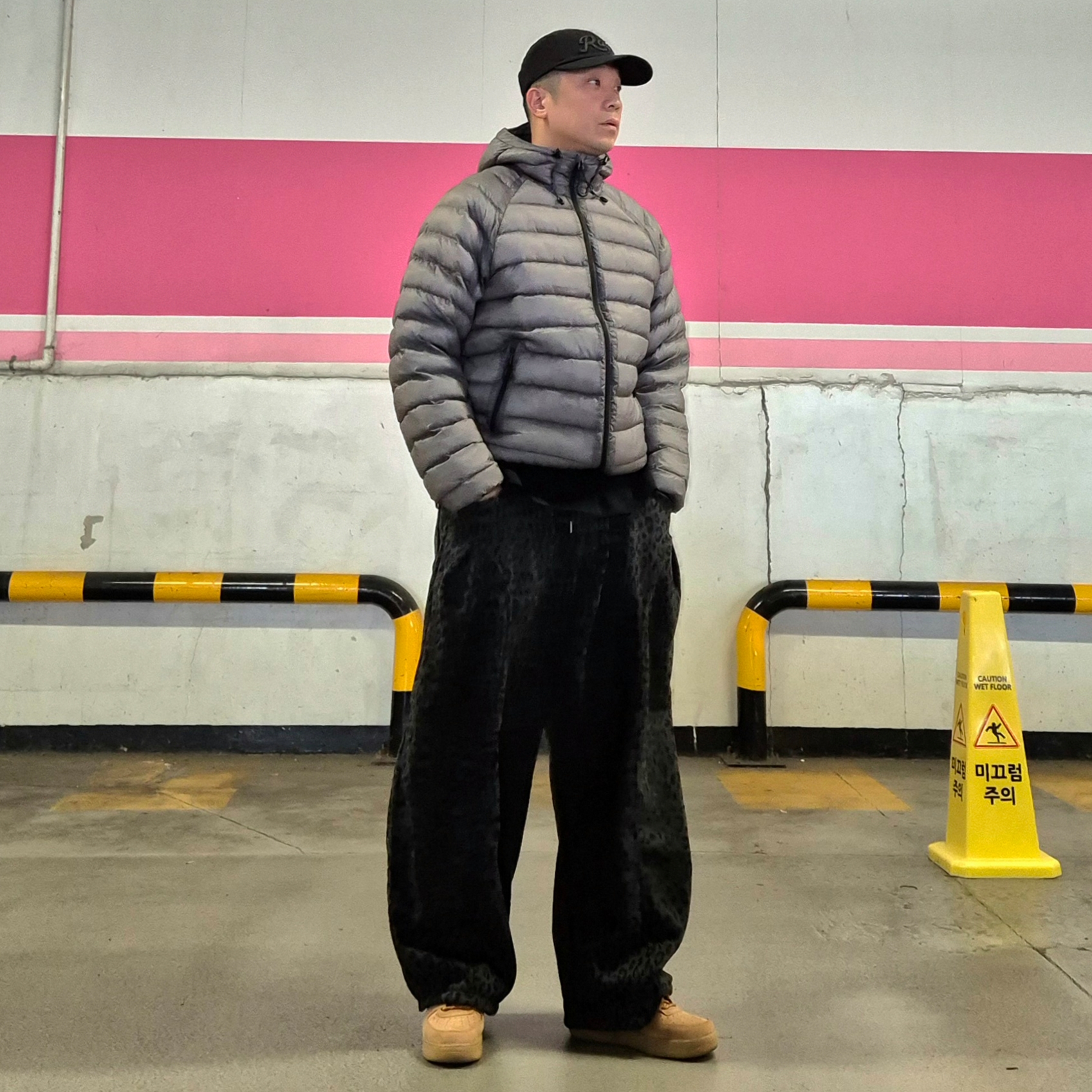 Nike Air Force 1 '07 WB Flax, Suare women light seashell padded jumper gray 착용 스타일 - 3