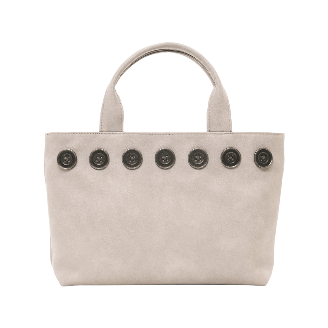필인더블랭크 선데이 토트백 버튼와이드 그레이(Fillintheblank Sunday Tote Bag Button Wide Grey) - 1