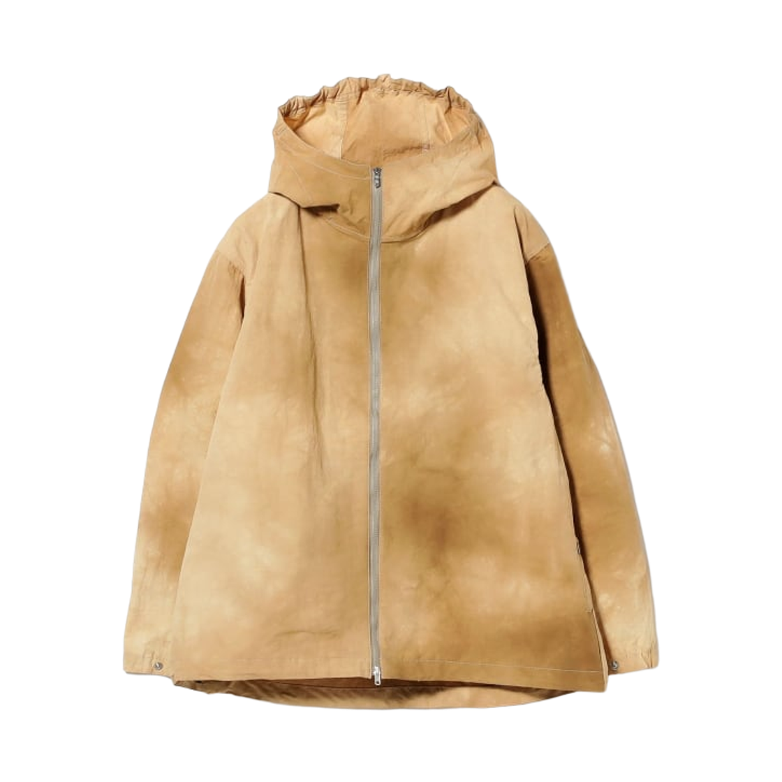 36-18-0907-594 (W) The North Face Purple Label x Pilgrim Surf+Supply Uneven Dyed Mountain Wind Parka Beige - Exclusive