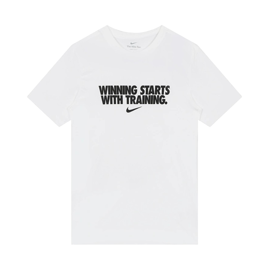 HV4188-100 Nike Dri-Fit T-Shirt White Black - Asia