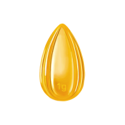 GOLDPANG 24K Gold Tongtong Golden Seed Object 1g + Glass Bottle