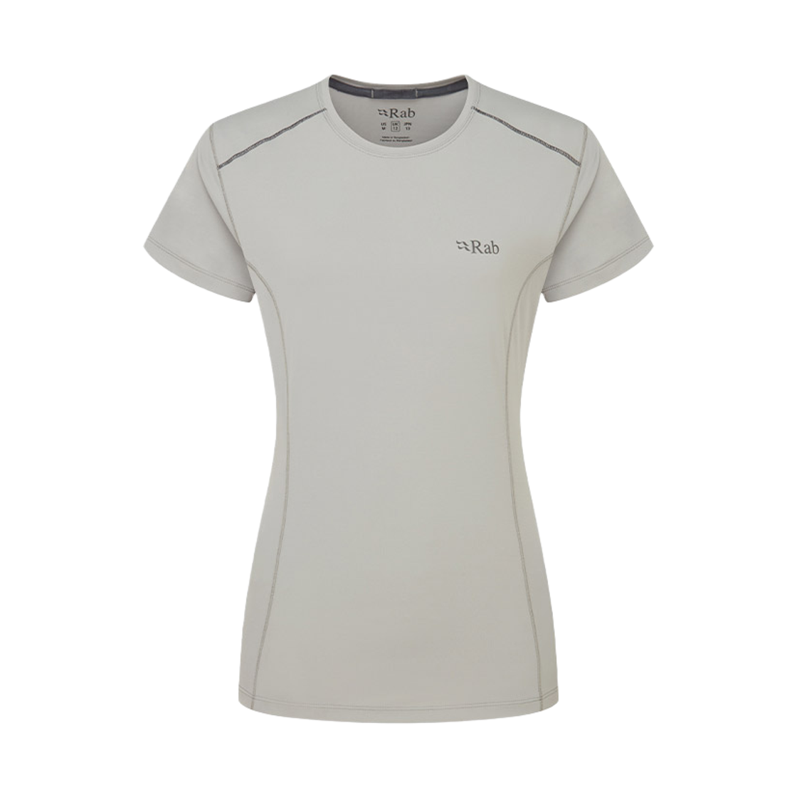 RABQBL060DPW008 Rab Force Tee Wmns Dark Pewter