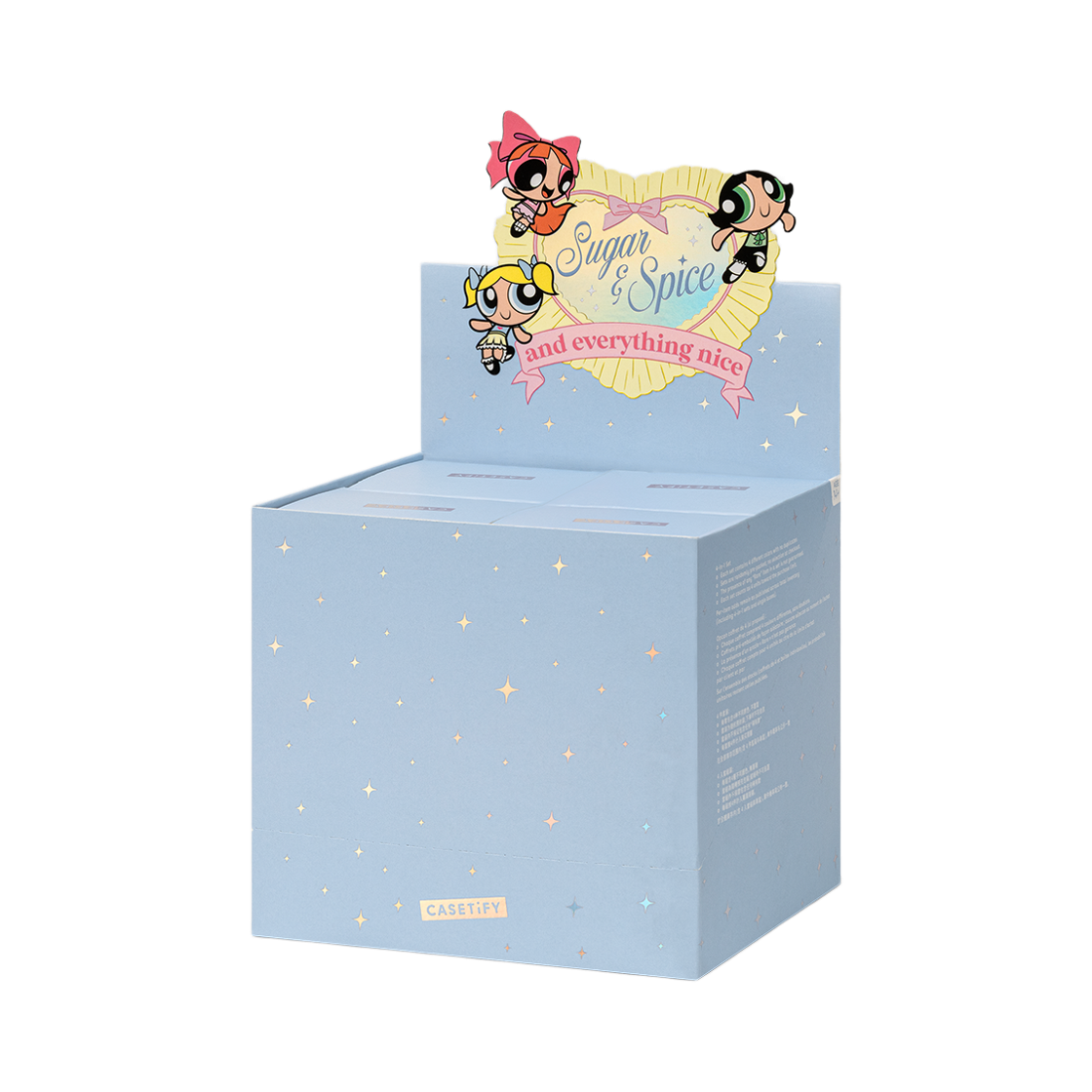 케이스티파이 x 파워퍼프걸 패밀리 폰 참 펜던트 미개봉 랜덤박스 (4개입)(Casetify Powerpuff Girls Family Phone Charm Pendant Sealed Case (4 Blind Boxes))