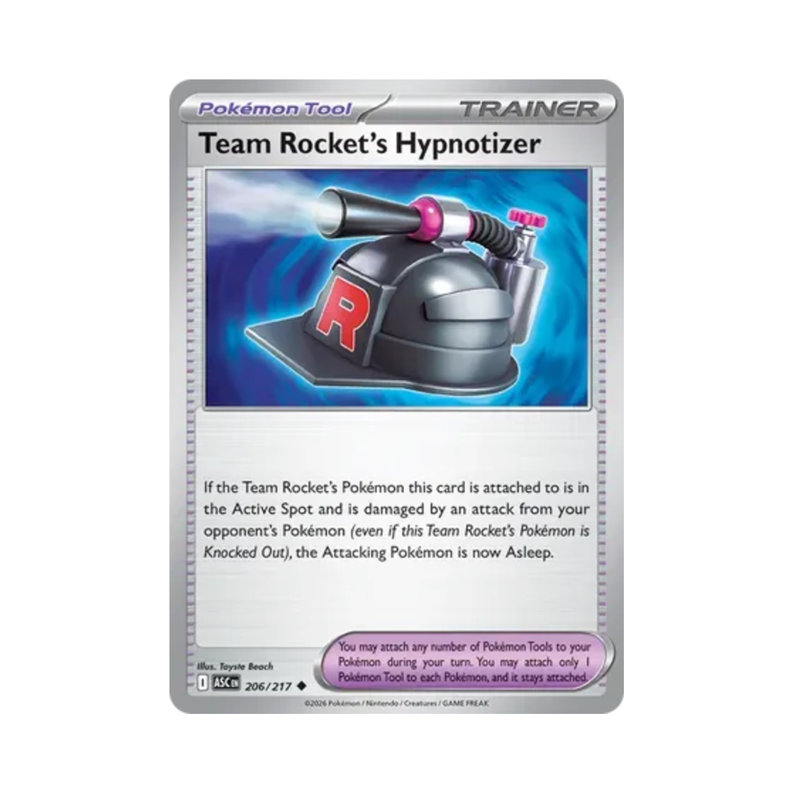 포켓몬 TCG 로켓단의 최면장치 I 메가 에볼루션 어센드 히어로즈 (영문판)(Pokemon TCG Team Rocket's Hypnotizer I Mega Evolution Ascended Heroes (English Ver.)) - 1