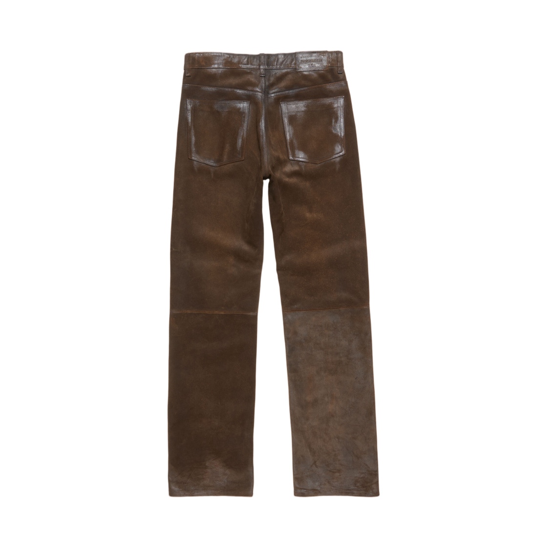 (W) 아크네 스튜디오 스웨이드 트라우저 커피 브라운((W) Acne Studios Suede Trousers Coffee Brown) - 2