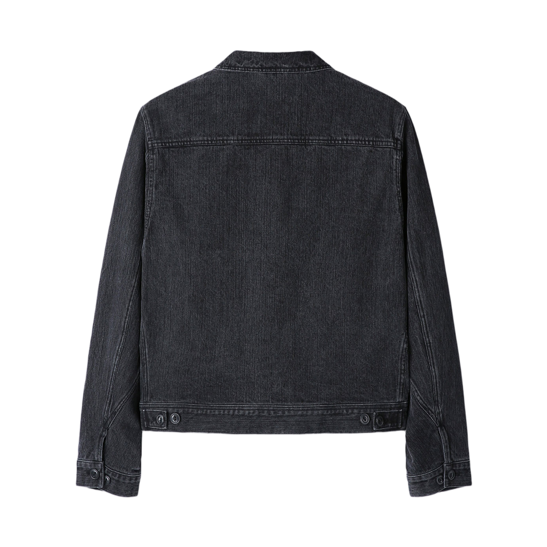 토니웩 코드 트윌 데님 지퍼드 자켓 페이디드 블랙(Tonywack Cord Twill Denim Zippered Jacket Faded Black) - 2