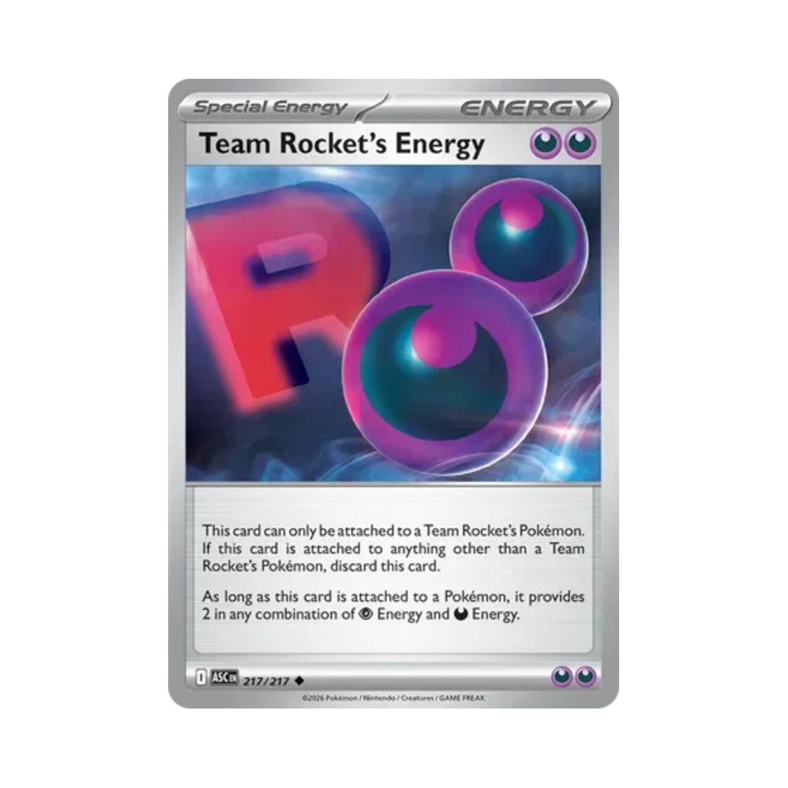 포켓몬 TCG 로켓단의 에너지 S 메가 에볼루션 어센드 히어로즈 (영문판)(Pokemon TCG Team Rocket's Energy S Mega Evolution Ascended Heroes (English Ver.)) - 1