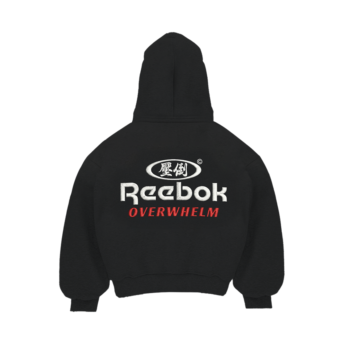 [예약배송] 리복 × 압도 후드 집업 블랙([예약배송] Reebok × Overwhelm Hooded Zip-Up Black)