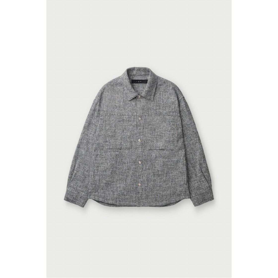 이로 티셀 트위드 포켓 셔켓 블랙(IRO Tissel Tweed Pocket Shirt Jacket Black) - 2