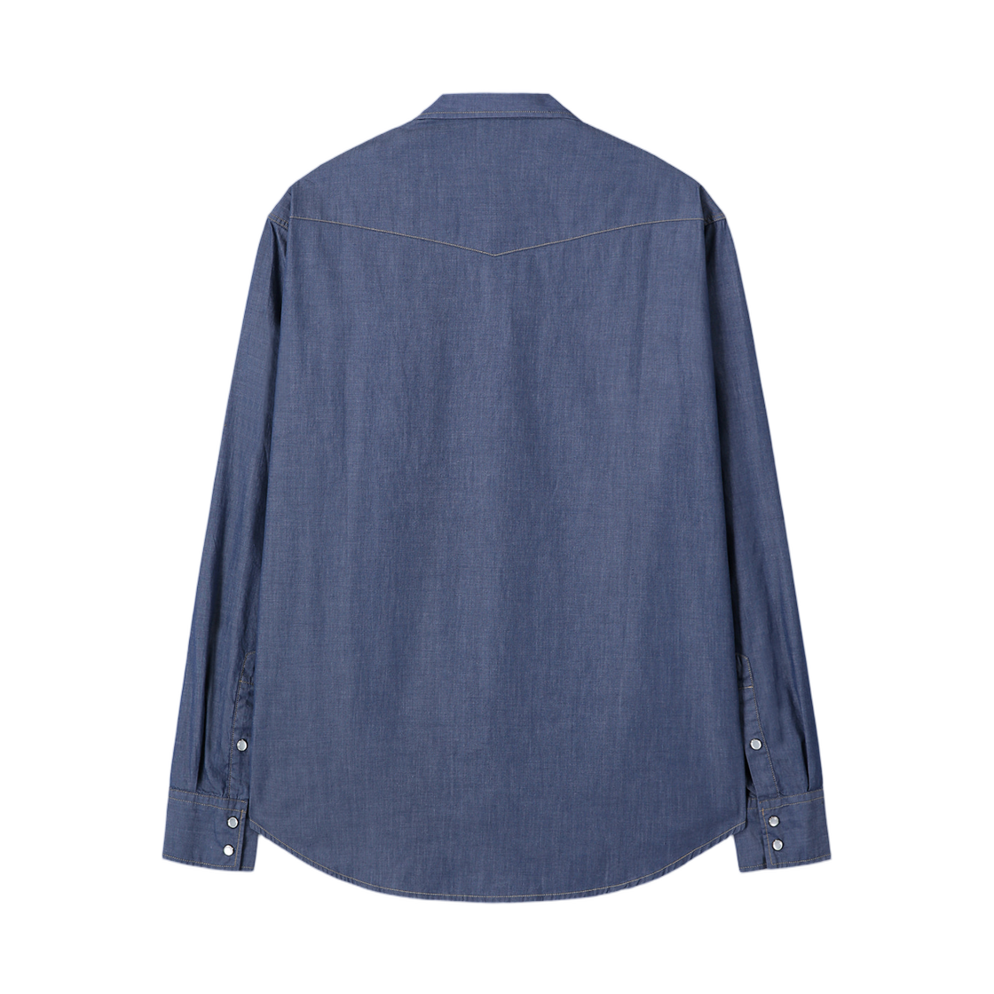 토니웩 워시드 샴브레이 웨스턴 셔츠 미디움 인디고(Tonywack Washed Chambray Western Shirt Medium Indigo) - 2