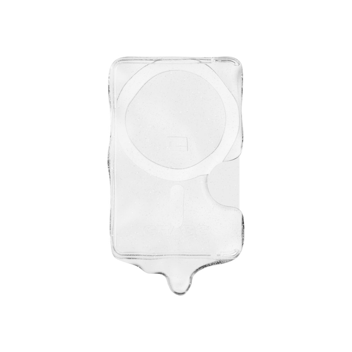 그래그 더블 레이어 맥세이프 카드 슬롯 - 클리어 펄(GRAGG DOUBLE LAYERS MAGSAFE CARD SLOT - CLEAR PEARL)