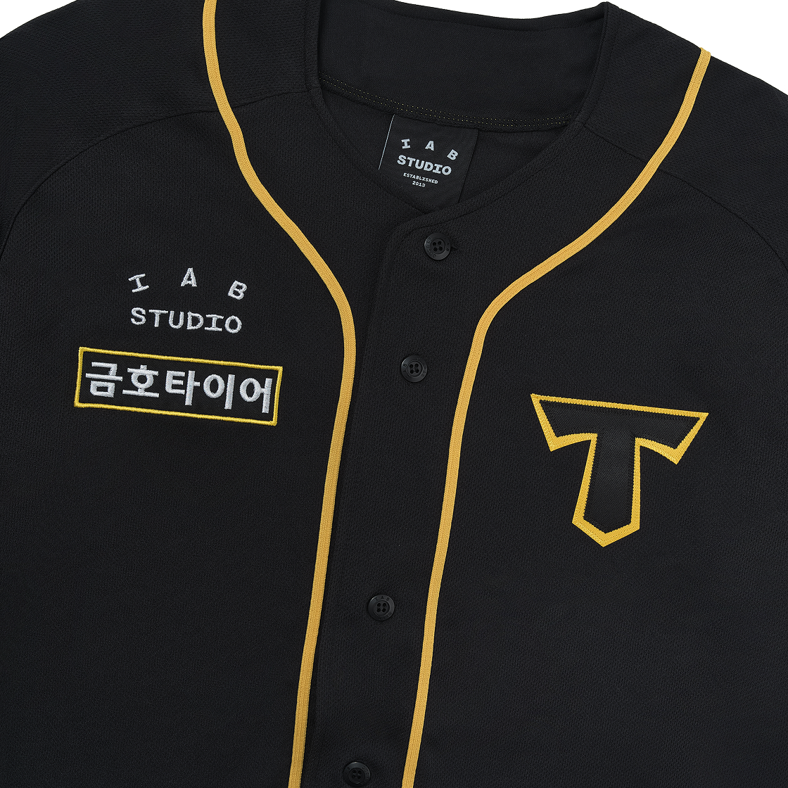 기아 타이거즈 x 아이앱 스튜디오 24 브랜드데이 어센틱 유니폼 블랙 (논 마킹 버전)(Kia Tigers x IAB Studio 24 Brand Day Authentic Uniform Black (Non Marking Ver.)) - 3