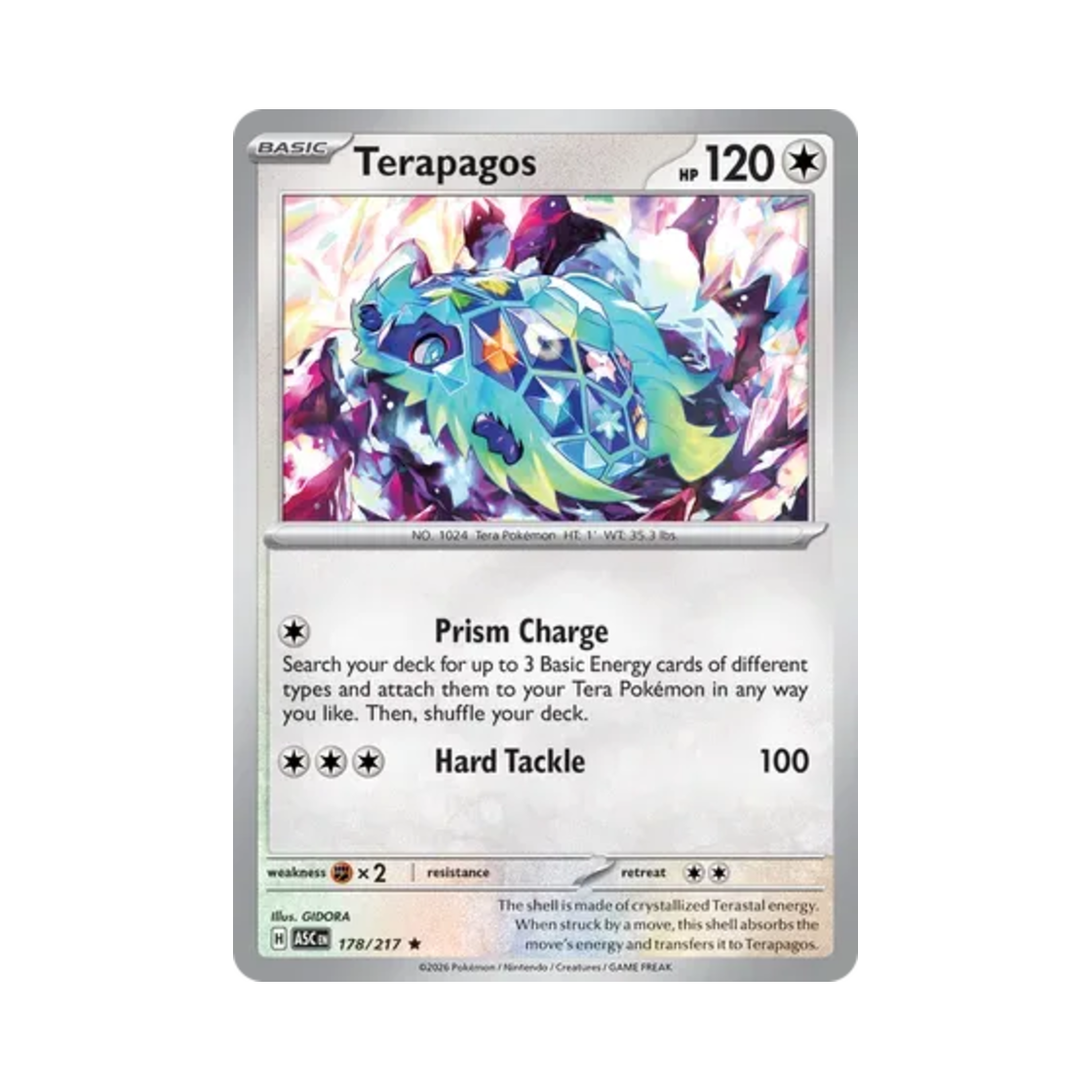 포켓몬 TCG 테라파고스 R 메가 에볼루션 어센드 히어로즈 (영문판)(Pokemon TCG Terapagos R Mega Evolution Ascended Heroes (English Ver.)) - 1