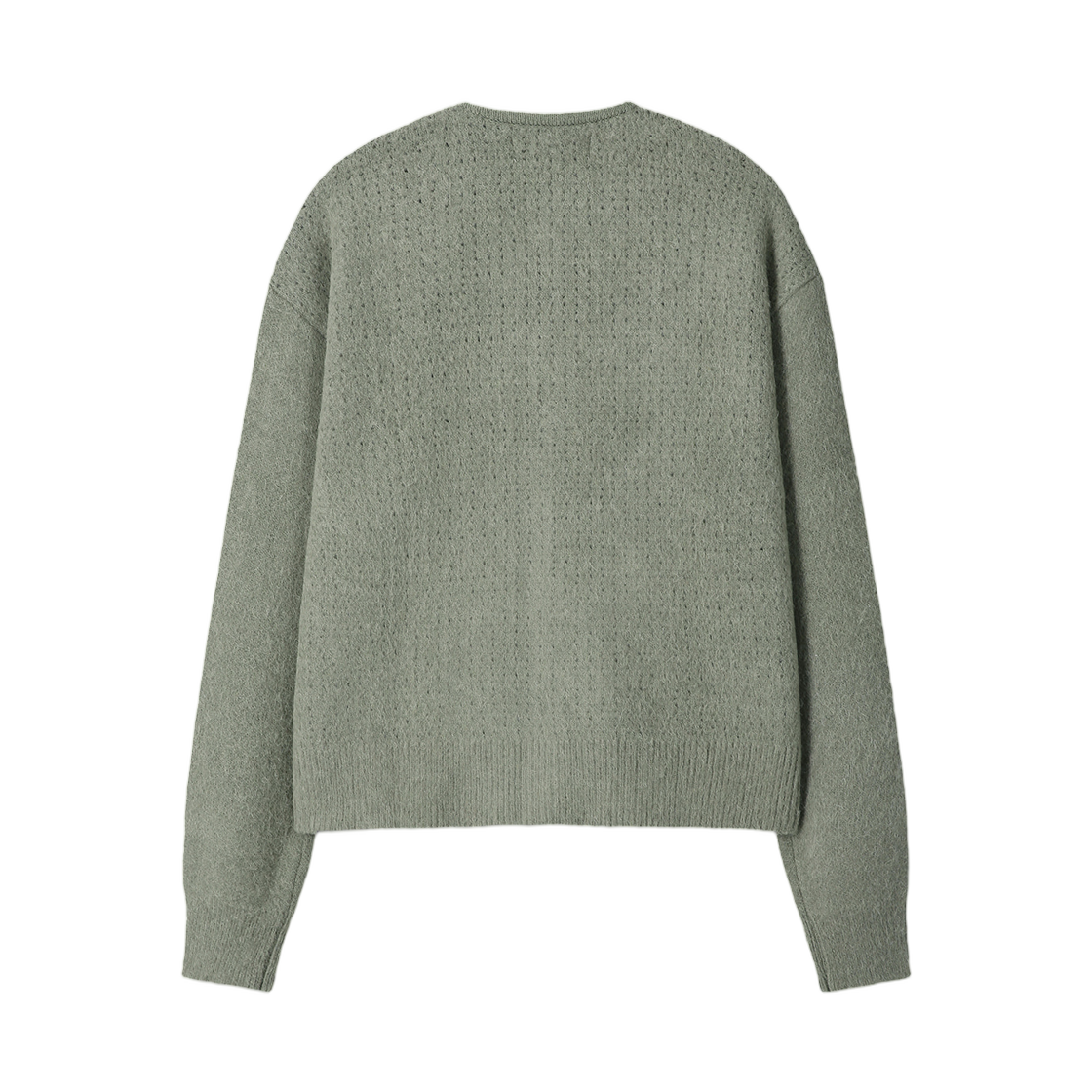 토니웩 브러쉬드 알파카 블렌드 가디건 세이지 그린(Tonywack Brushed Alpaca Blend Cardigan Sage Green) - 2